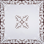 Декоративная салфетка Santalino 85х85 см, белый, 836-245