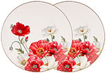 Набор тарелок закусочных  Lefard 2 шт. 20,5 см, цвет красный, 104-768