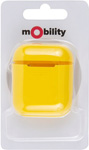 Силиконовый чехол mObility для зарядного кейса AirPods, желтый