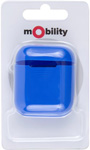 Силиконовый чехол mObility для зарядного кейса AirPods, синий