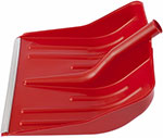 Лопата  Сибртех для уборки снега пластиковая, красная, 420х425 мм, без черенка 61617