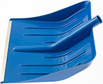 Лопата Сибртех для уборки снега пластиковая, синяя, 400х420 мм, без черенка 616185